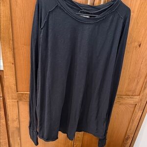 We The Free Black Long Sleeve Top